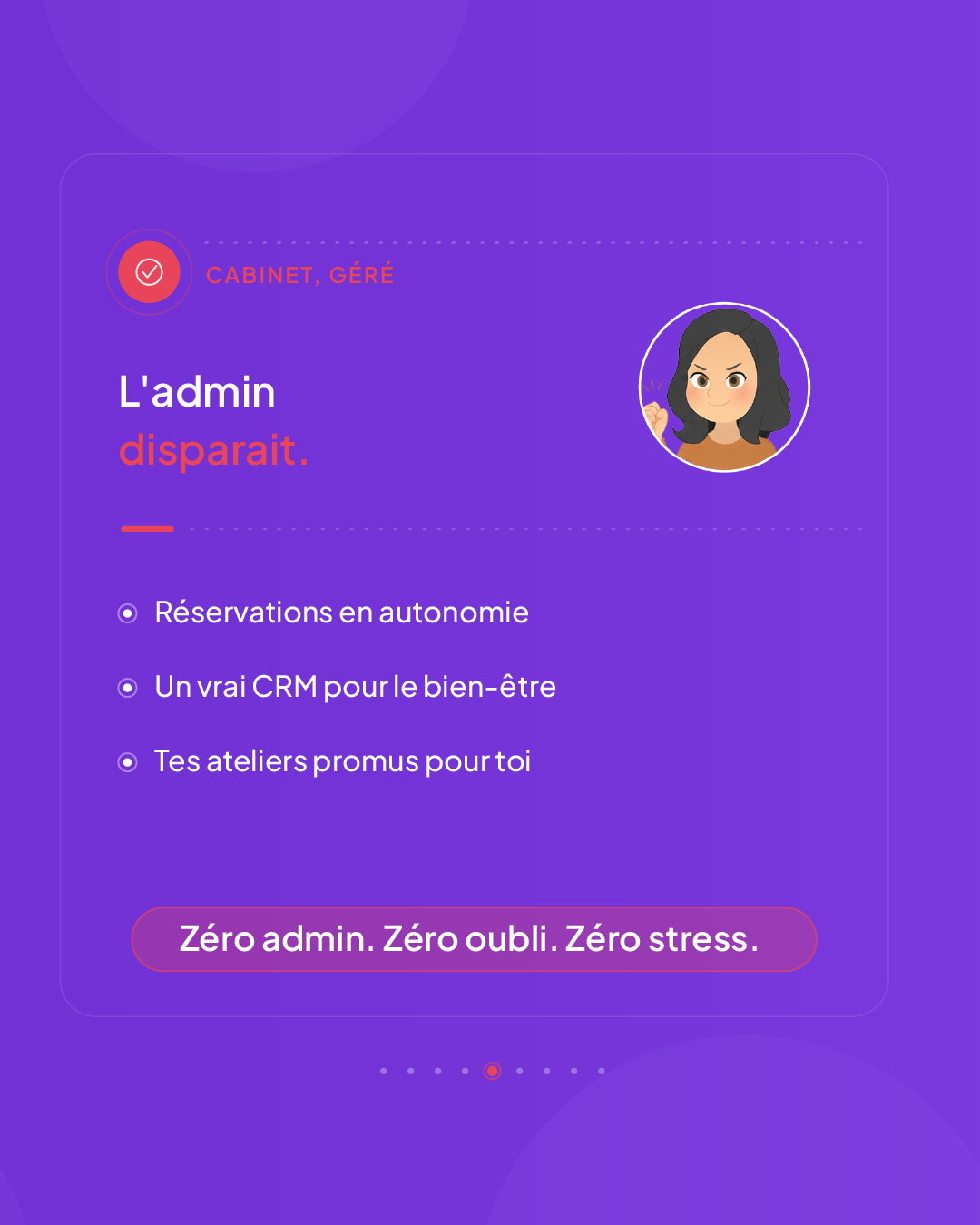 Slide 5 du carrousel BestZenBuddy : fonctionnalités
