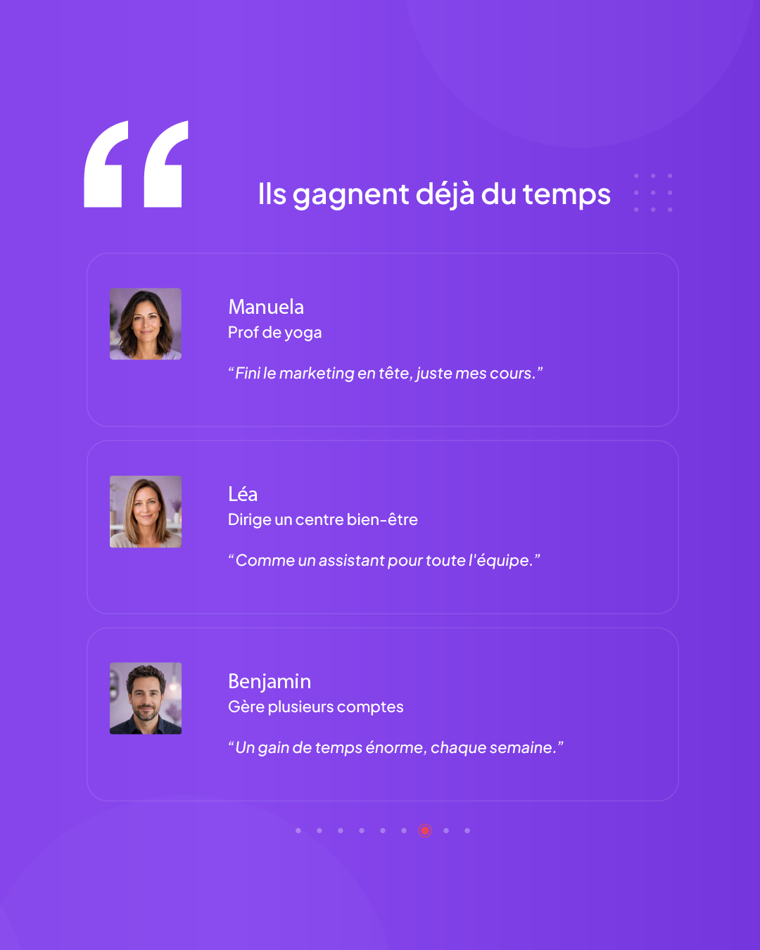 Slide 7 du carrousel BestZenBuddy : témoignages