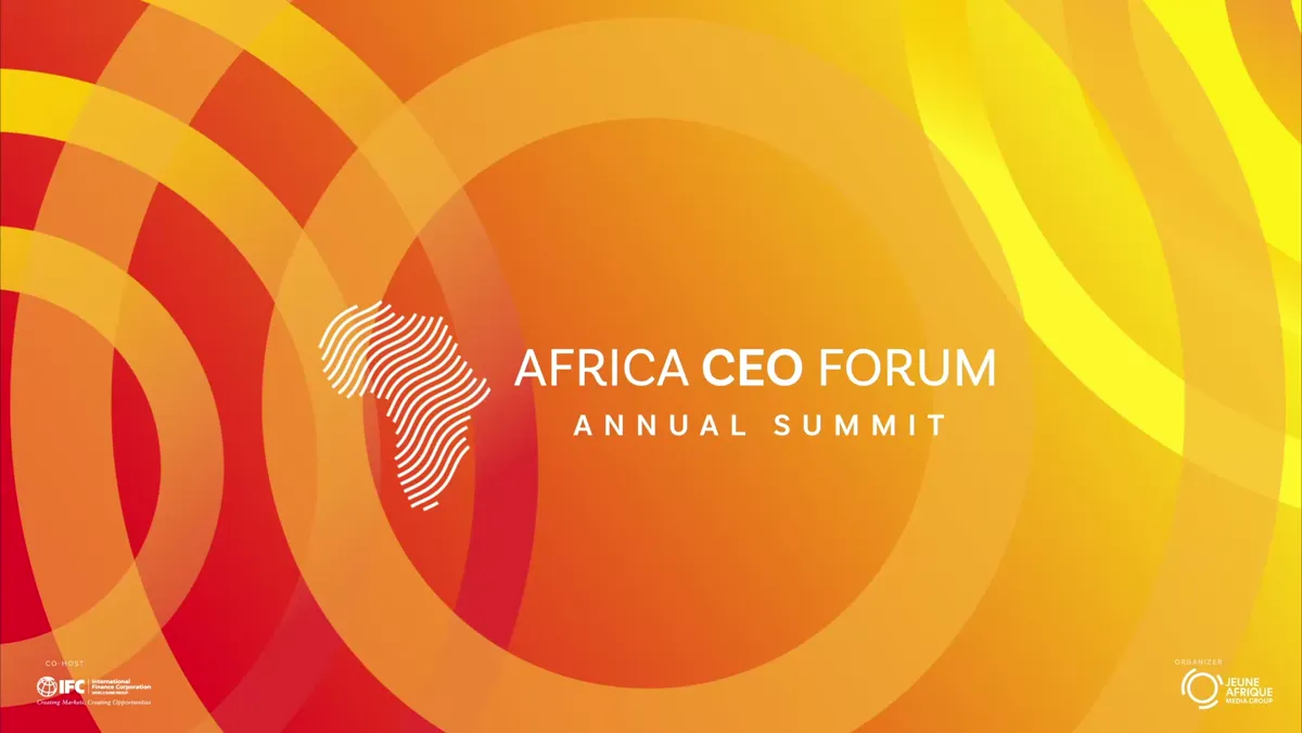 Habillage vidéo télévisé AFIS pour l’Africa CEO Forum