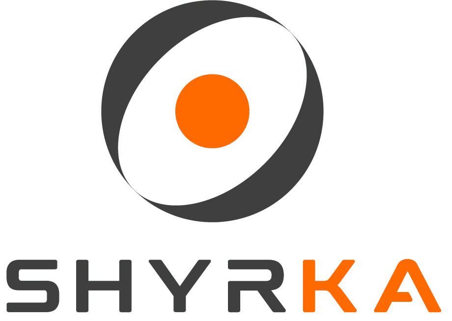 Logo Shyrka fourni par CR System avant son adaptation en identité visuelle animée